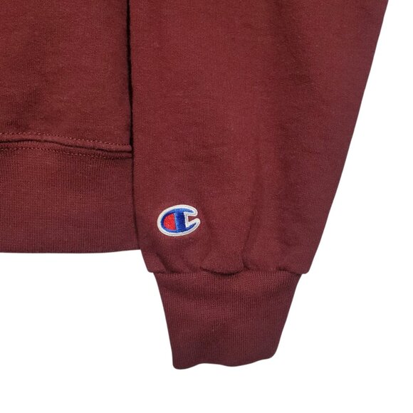 VTG Champion ASU Sweatshirt Men's M Maroon Embroidered Arizona State Spellout - Picture 3 of 6